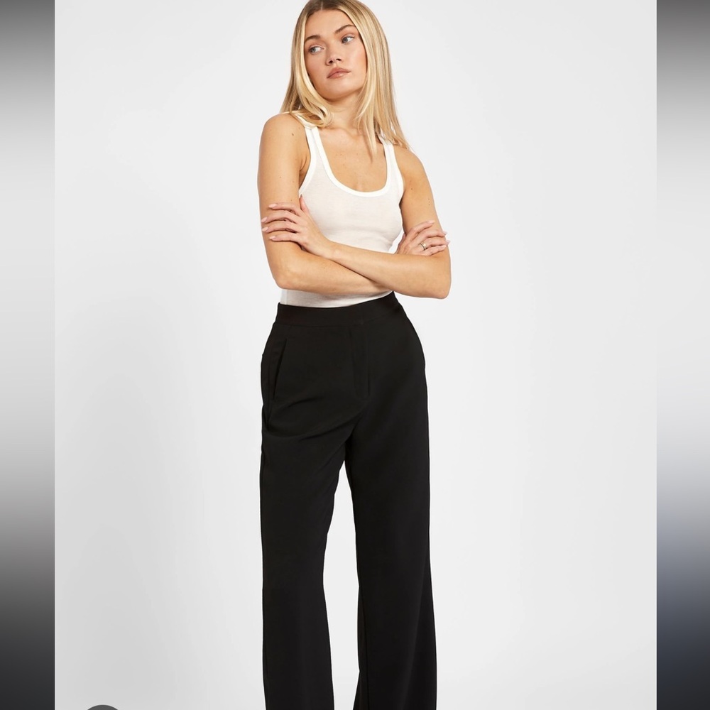 Because of Alice Wide Leg Suit Trousers